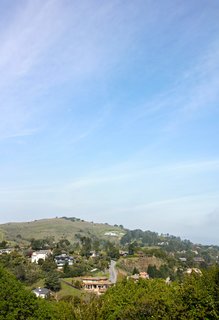 A view of the surrounding landscape. 