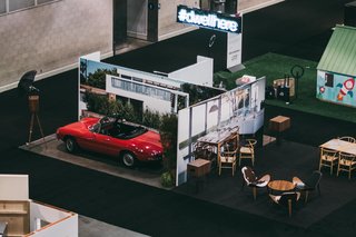 Right when you enter the show floor of Dwell on Design LA, you’ll see our immersive booth that brings to life four vignettes from the pages of Dwell. Stop by to learn about the new Dwell and to take a photo that you can walk away with. 