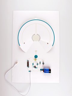 This Designer Is Building Electronics with Paper - Photo 1 of 5 - Coralie Gourguechon's paper speaker, powered by a single nine-volt battery. 