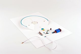 This Designer Is Building Electronics with Paper - Photo 2 of 5 - The simple design uses paper and basic electronics. 