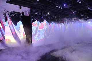 Cadillac Taps Gensler and Visionaire to Create the Ultimate Un-Dealership - Photo 2 of 4 - Titled HISS MISSY, the immersive experience, which combines digital video projections, a lighted runway, and fog machine, was chosen for its interactive element. And, in the age of social media, it's the perfect place to snap and share a selfie, the curators say. 