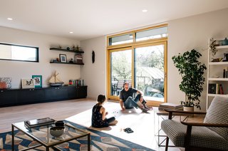 Tiffany worked with a consultant from Hammer & Hand to ensure the house was both efficient and bright. 