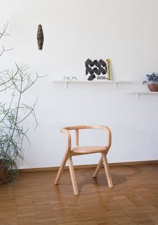 Traditional Sensibilities Made Modern with Raw Materials - Photo 2 of 6 - The chair uses 7 joins to connect all the wooden components. 