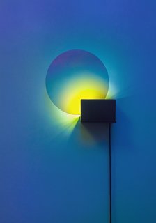 Traditional Sensibilities Made Modern with Raw Materials - Photo 6 of 6 - The Square the Citcle lamp is designed to cast a moody light and even features a USB port. 