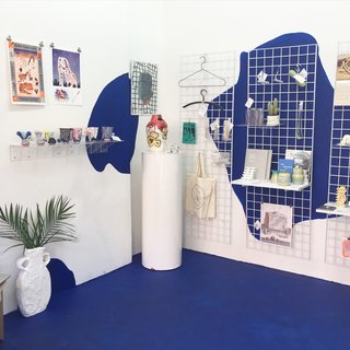 Fisher collaborated with LikedMindedObjects founder Elise McMahon on the exhibition CHILLZONE, which featured new work by several artists and designers. 