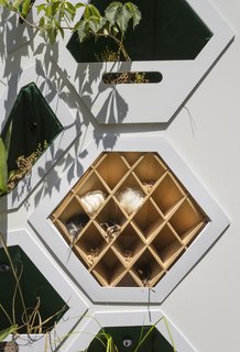 This Prototype Modular System Could Bring Green Walls to Parking Garages - Photo 3 of 5 - Specialized cells provide other goodies to attract animals. The system also features sophisticated measuring equipment to track movement as well as the wall's impact on its local environment.