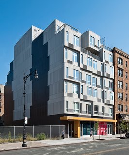 5 Things You Should Know About Modern Prefab Construction - Photo 4 of 5 - Since it relies on regular, repeated modules that are quickly produced, prefab is a viable option for affordable housing. A new residential building in upper Manhattan, dubbed The Stack and designed by the architecture firm Gluck+, employed offsite prefabrication methods to create a high-quality, affordable housing solution that was raised onsite in only 19 days.