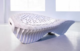 Mushrooms: Building Blocks of the Future? - Photo 1 of 2 - Recent innovations in mycelium engineering include Terreform ONE’s waste-free, pollution-free mushroom chair. 