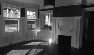 Check Back - Photo 4 of 14 - "The previous owner painted the walls dark colors, like brown and navy," says Cheng. "We wanted the room to be really light and airy."