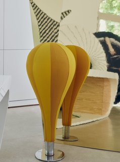 Named after the Sydney bar for which they were first designed in 1990, Venlet’s bulbous Burdekin barstools recall the shape of hot-air balloons.