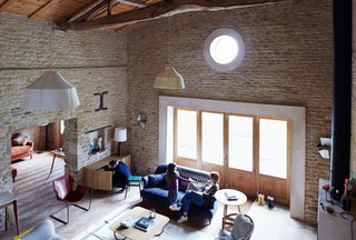 Among the family’s favorite pieces is a 1957 leather Paulistano chair by Paulo Mendes da Rocha that Russell and Oona purchased to celebrate their marriage. "It’s important to us that the house is filled with beautiful things, but it has to be a place where it’s okay to put your feet on the sofa," Oona explains. 