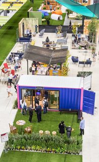 From the Show Floor and Beyond: Dwell on Design 2016 - Photo 4 of 18 - Rows of booths and hangouts presented attendees with points of discovery in the Dwell Outdoor section, which measured more than 30,000 square feet.