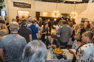 From the Show Floor and Beyond: Dwell on Design 2016 - Photo 14 of 18 - Cooking demonstrations are always popular, and Signature served a variety of dishes to throngs of hungry passersby. 
