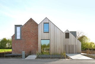 A High-Altitude Cabin, Renovated Farmhouse, and Mobile Prefab Round Out This Week's 10 Best Homes - Photo 1 of 10 - Via Architizer, photo by Filip Dujardin
