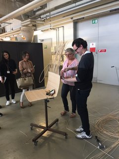 A Recent Trip Leaves Us Dwelling on Denmark - Photo 3 of 14 - The editors were invited to participate in one of the demonstrations and weave the PK22. 