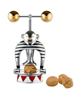 While a popular ballet might have first popularized this everyday object, Wanders' version is a charming take. Marcello the Strongman is one of the several limited-edition designs created for the Circus Collection. The characterization makes the object quite the performance. After placing the nut between his feet on the base, the weights above his head can be turned to crack open and snack. 