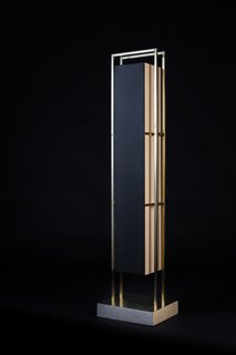 A Playlist for Prototypes - Photo 2 of 5 - B/S16, a floor loudspeaker by Jaakko Nikkola, asks the question: Is it possible to create a loudspeaker in a process from which design has been eliminated and still have the end result say Bang & Olufsen? 