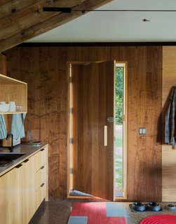 Cottage Industrious - Photo 7 of 10 - The curve of the door handle follows the golden ratio—the basis for Le Corbusier’s Modulor system of proportions.