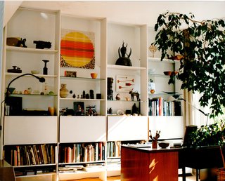 All in a Day's Work - Photo 1 of 4 - The open-plan living room in Robin and Lucienne Day’s home on Cheyne Walk in London’s Chelsea, furnished with their designs. The couple, who met at the Royal College of Art in 1940 and were married in 1942, lived there for nearly 50 years. Image courtesy The Robin & Lucienne Day Foundation.