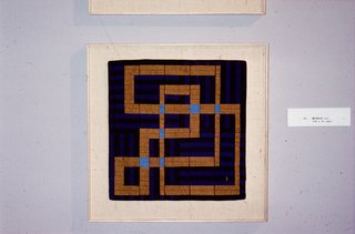 All in a Day's Work - Photo 2 of 4 - In the 1970s, searching for another outlet for her creativity, Lucienne began to produce one-of-a-kind silk mosaics, like "Meander 3" (1990). Image courtesy The Robin & Lucienne Day Foundation. 