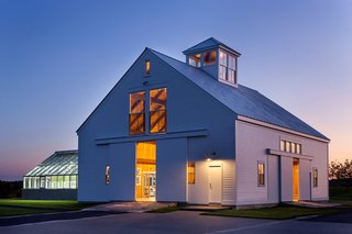 These 10 Refreshed Barns Bring Modern Living to the Countryside - Photo 10 of 10 - Inspired by hilltop views and traditional New England farm and barn structures, Marvin Architect's Challenge-winner Michael Waters of LDa Architecture & Interiors set out to strike the perfect balance between time-tested tradition and sophisticated, clean lines.