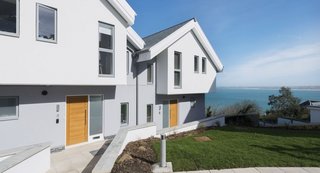 Escape For a Weekend Away at One of These Cornish Retreats That Fuse Old and New - Photo 5 of 14 - Enjoy a view of the sea from the balcony of Moonjar, a colorful split-level townhouse. 