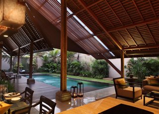 Connect With Bali's Tropical Landscape at One of these Modern Villas - Photo 10 of 10 - Tucked away in the coastal village of Canggu, Ametis Villa offers three different styles of villas that each come with their own kitchen, private pool, and a lush tropical garden.