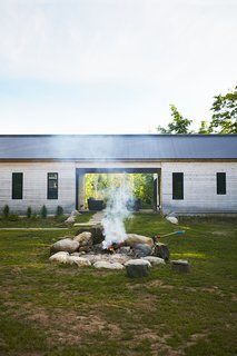 Hot to Trot - Photo 1 of 11 - Architect Brian O’Brian and contractor Tom Clancy adapted a central breezeway, a distinguishing feature of dogtrot houses in the southeastern United States, for Joel and Michelle Loblaw’s cottage near the Georgian Bay in Meaford, Ontario.