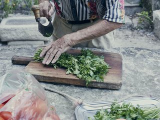 Mine Dining - Photo 5 of 18 - The nonagenarian lives alone, and often he prepares ingredients and cooks meals unassisted.