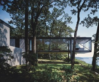 There's No Shortage of Glass in These 7 Homes Designed by Philip Johnson - Photo 7 of 7 - This modernist home in Lloyd Harbor, Long Island, was built in 1956.