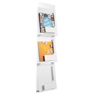 10 Functional Pieces For Small Space Living - Photo 8 of 11 - Artfully display your magazines against the wall to avoid clutter. 