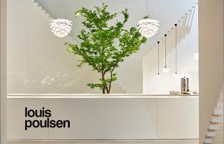 The Best Things We Saw at Milan Design Week 2017 - Photo 4 of 10 - Sometimes the medium really is the message. At Euroluce, the Salone hall devoted to lighting, Denmark’s Louis Poulsen commissioned GamFratesi to design an Escher-esque booth inspired by Japanese paper art. 