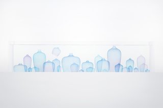The Best Things We Saw at Milan Design Week 2017 - Photo 5 of 10 - At the Jil Sanders showroom, Oki Sato’s ultra-thin silicon Jellyfish vases for Nendo were submerged in water and displayed to the public. 