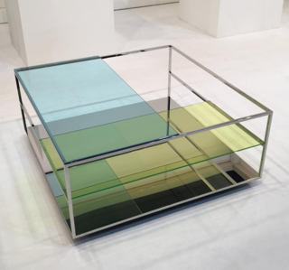 The Best Things We Saw at Milan Design Week 2017 - Photo 7 of 10 - Glass may have been the most popular material this year in Milan. The multicolored Floe coffee table by Daisuke Kitagawa of Design for Industry is a prime example. 