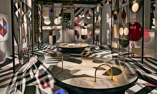 The Best Things We Saw at Milan Design Week 2017 - Photo 10 of 10 - Spanish artist/designer Jaime Hayon devised the collages of quartz seen Caesarstone’s eye-popping pavilion at Palazzo Serbelloni, entitled "Stone Age Folk."
