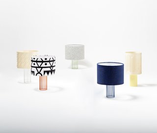 Color Unleashed - Photo 4 of 12 - Magic Lamp </p><p> A range of graphic Kvadrat cotton fabric shades enliven the Magic lamp by Isabelle Gilles and Yann Poncelet for Colonel. moncolonel.fr