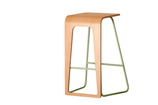 Color Unleashed - Photo 12 of 12 - Kama Stool </p><p> Le point D’s Kama bar stool comes in eight metal colors and four seat finishes, and the flexible design lets you switch sides to sit or sit/stand. lepointd.com
