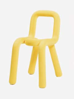 Color Unleashed - Photo 5 of 12 - Bold Chair <br></p><p>Beneath its removable textile cover, which comes in 13 colors, Moustache’s Bold <br>chair is an updated version of a bended chair in tubular steel. moustache.fr