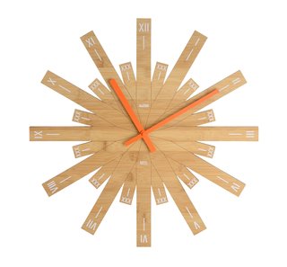 Michele De Lucchi - Photo 8 of 13 - Raggiante, 2017. A recent creation for Italian manufacturer Alessi, this bamboo clock features Roman numberals and a distinctive form with a diameter of nearly 20 inches. alessi.com 