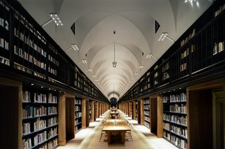 Michele De Lucchi - Photo 9 of 13 - Nuova Manica Lunga, 2009. The restoration of a 15th-century library in Venice, Italy, included accommodation for more than 100,000 books. 