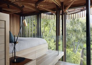 A Floating South African Cabin Borrows From the Landscape - Photo 6 of 9 - Graham can enjoy the view from his room. 
