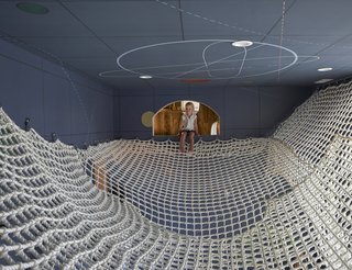 Child’s Play: Designing a Polished, All-Ages Playscape - Photo 3 of 8 - John Issa of Perimeter Architects oversaw the creation of the rope room. "It posed tons of challenges," he recalls. "Designing with a material that has slack is more math than I care to tackle."