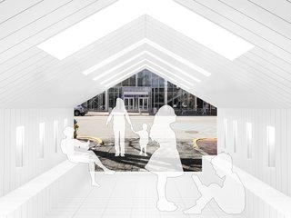 Get the Scoop on Exhibit Columbus With Designer Jonathan Nesci - Photo 3 of 5 - "Snarkitecture's installation is titled ‘Playhouse.’ Through their research, they found the area between 3rd and 4th Street to be a very family-friendly part of Washington Street. Snarkitecture is taking over the alley between these streets to create a playhouse that brings the scale of architecture to a younger audience. Two doors south of their installation is a children’s museum; across the street is a world-renowned indoor playground. Snarkitecture is working with local cabinetmaker Kramer Furniture to produce this fun idea, which will no doubt be a huge attraction for the community." 
