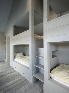 An Artist and Farmer Work With a Toronto-Based Studio to Build a Barn-Inspired Home - Photo 10 of 11 - LAMAS designed a quartet of bunkbeds large enough for adults. 
