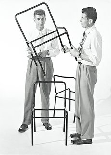 Spotlight on the Midcentury Design Duo Who Invented the Term Indoor/Outdoor Living - Photo 2 of 3 - Hendrik Van Keppel, left, and Taylor Green in 1954. 