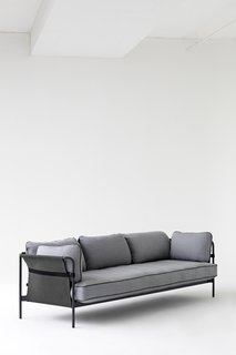 Ronan and Erwan Bouroullec released the Can sofa, a flat-pack design with a canvas and steel tube frame.