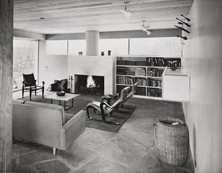 From Bauhaus Student to Brutalist Supreme: Highlights by Marcel Breuer - Photo 8 of 9 - The third house that Breuer built for his family is located in New Canaan, Connecticut, and showcases many of the designers' furnishings, including his Isokon armchairs from 1935. (1951)