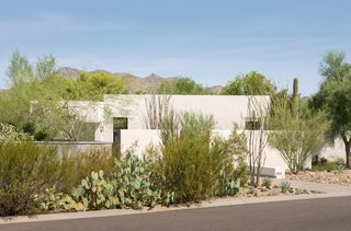 Taking it to the Desert With Dwell Home Tours - Photo 3 of 12 - Another stop will be the House on Marion, which was constructed with simple production techniques in the form of a rectangular mass. As a project led by Karin Santiago of Lightvox Studio, the house was built to replace a deteriorating structure. The final result celebrates the values of sustainable and affordable living. 