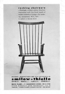 An Icon's Legacy is Revived by a Father-Daughter Bond - Photo 4 of 11 - Starting in the early ‘60s and lasting through the ‘70s, Smilow-Thielle ran this surprisingly modern and graphic ad in multiple publications. This is the same rocking chair that is once again being brought to market. 