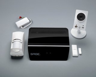 See How Technology Turned This Vacation Home Into a Connected Family Hub - Photo 3 of 5 - One of the first products Jordan and Laurie ordered was the 5-piece SAGE Security Kit that includes the SAGE Hub, Doorbell Sensor, Door/Window Sensor, Motion Sensor, and Indoor Camera. 